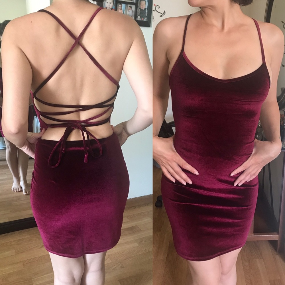 Stunning velvet dress